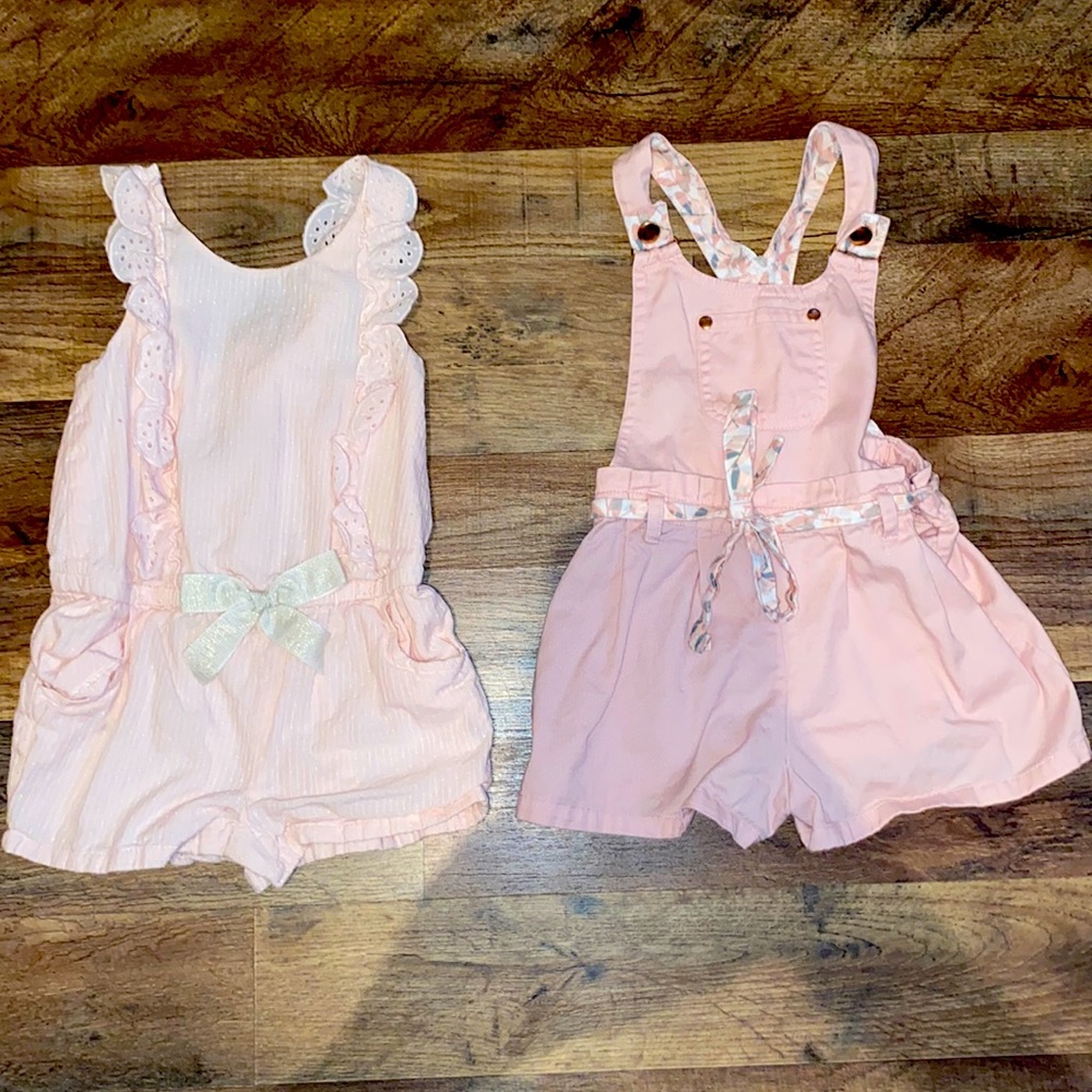 2T romper overalls (LOT)